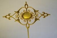 Barres décoratives en aluminium à motifs floraux géorgiens classiques pour portes et fenêtres à double vitrage