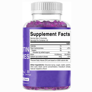 Servicio OEM: Gomitas de Biotina, Suplementos Naturales para la Salud a Bajo Precio, Puro - Product Image 2
