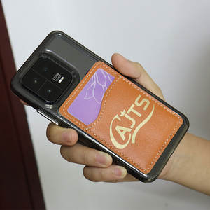 Tarjetero de Lujo, Cartera para Teléfono Móvil, Cuero PU, Grabado Láser, Tarjeteros en Blanco para Tarjetas de Crédito - Product Image 2