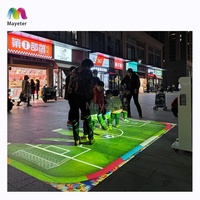 Système de projection interactive sur sol en métal portable, affichage publicitaire 3D, projecteur de sol mobile avec plus de 80 jeux
