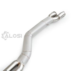 Vente directe d'usine, adapté aux BMW G80 M3 G81 M3 Touring G82 M4 G87 <span class=keywords><strong>M2</strong></span>, tuyau d'échappement intermédiaire en acier inoxydable - Product Image 4