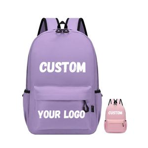 Promotion Custom Logo Printed Book Bags for Middle School High School Bags for Girls Multipurpose School Bag - Product Image 1