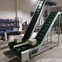 JiaBao, Fabricante Chino OEM, Cinta Transportadora Inclinada Industrial Eléctrica de PVC Personalizada, Duradera, con Velocidad Ajustable 1