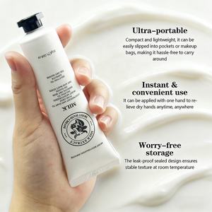 Crema de Manos Hidratante con Colágeno de Leche de Marca Privada para Piel Seca, Crema Extra Hidratante, Tamaño Grande, Logotipo Personalizado, Venta al por Mayor, OEM - Product Image 2