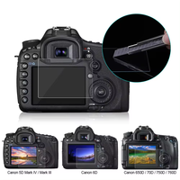 Canon 5D Mark III IV için ekran koruyucu EOS 6D 7D Mark II 100D/M3 EOS 650D 650D 1200D SX600 G7X temperli cam LCD Film