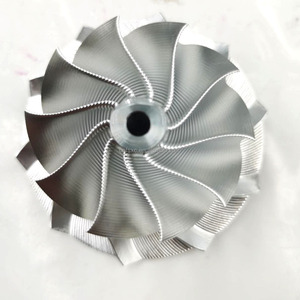 GTA4594 434335-0017 70.30/94.00mm <span class=keywords><strong>10</strong></span>+0 Lames Performance Turbo Fraisage/aluminium 2618/ Roue de compresseur en aluminium forgé pour C-12 <span class=keywords><strong>EURO</strong></span> - Product Image 4