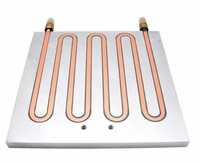 Plaque de refroidissement liquide haute puissance, dissipateur thermique pour borne de recharge de batteries à énergie nouvelle