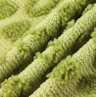 Tissu Jacquard 3D Cœur en Peluche 280 g/m² à Poil Long Simple Face Texturé pour Vêtements, Tapisserie Automobile, Sacs, Jouets, Maison 100% Polyester