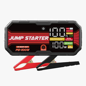 Автомобильный аккумулятор 1400CCA 12 В 5000A, пусковое устройство 24000 мАч, внешний аккумулятор 100 Вт, Сверхбыстрая зарядка 7 л, дизель 12 л, газ - Product Image 2