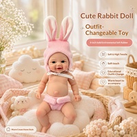 Muñeca Bebé Reborn Realista de 8 Pulgadas (20 cm), de Silicona Sólida Suave, Lavable, Tamaño de Palma de la Mano, Muñeca de Moda, Juguete de Regalo para Niños