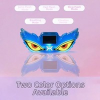 EURS Nouvelle Lampe Ambiante Solaire LED Automatique Multi-Modes à Capteur de Vibration Rose Bleu Rouge Sans Fil 12V