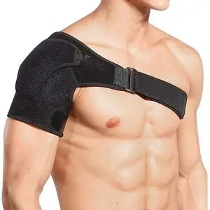 Toptan ayarlanabilir elastik ortopedik omuz desteği geri omuzluk