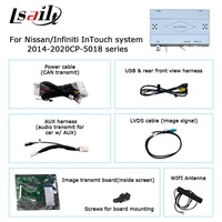صندوق واجهة Lsailt لاسلكي يعمل بنظام أندرويد للسيارات لمرآة دعم نظام carintouch Infiniti QX60