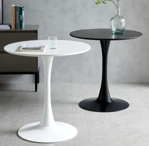 Round <strong>Tulip</strong> Coffee <strong>Table</strong> Stylish and Elegant Perfect for Small Spaces Offices Gaming Desks Living Room and Leisure Areas - Product Image 1