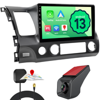 Autoradio Android 13.0 Plug and Play pour Civic 2006-2011, CarPlay sans fil, Android Auto, GPS avec écran OLED USB