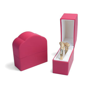 Meiman Custom logo PU Leather <strong>Bracelet</strong> <strong>Box</strong> Creative Gift Jewelry Packaging <strong>Box</strong> Suitable for Valentine's Day Gifts - Product Image 3