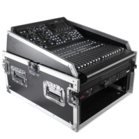 Rack de mixage DJ 13U, combo 6U, flight case musical avec tablette pour ordinateur portable