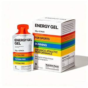 Gel Energetico Biologico al Frullato di Frutta Senza Glutine e Senza Caffeina per Esercizio e Nutrizione Pre e Durante l'Allenamento - Product Image 1