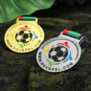 Medaglie Sportive Personalizzate in Lega di Zinco Smaltate Multicolore per Calcio, Competizioni Giovanili e Regali per Club - Product Image 5