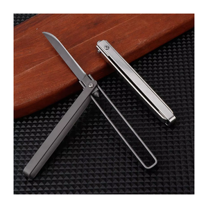 TL9ZC Nuevo estilo Mechanise M390 Cuchillo táctico de hoja plegable Cuchillos de bolsillo ligeros recubiertos de titanio con bolsa de PU - Product Image 1