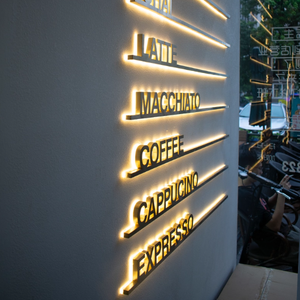 Op maat gemaakte verlichte buiten LED-letterwandbord 3D acryl verlicht logo 3D LED-kanaallettersbord - Product Image 4