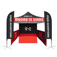 Tente d'intérieur d'auvent de cabine de publicité commerciale 3x3 personnalisée tente extérieure d'auvent 10x10