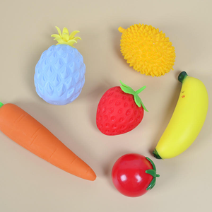 Wholesale TPR Relief Stress <b>Squeeze</b> Soft Strawberry Toys Creative Decompressing Stress Toys Anti Stress Fruits Kids Fidget Toys - Product Image 6