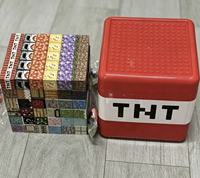 Mine World Craft - Blocs de construction magnétiques carrés pour enfants - Matériel ABS certifié EN71 - Ensembles de 100 pièces