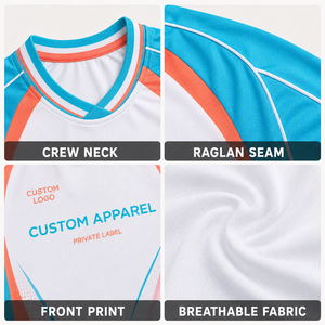 <span class=keywords><strong>Maglia</strong></span> <span class=keywords><strong>Sportiva</strong></span> OEM da <span class=keywords><strong>Donna</strong></span> con Stampa Sublimatica, Maniche Raglan Lunghe, Scollo a V, Pannello a Contrasto, Asciugatura Rapida e Traspirante - Product Image 4
