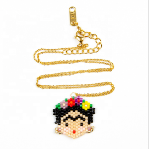 Venta al por mayor de Frida <span class=keywords><strong>Kahlo</strong></span> Miyuki joyería de collar de cuentas de la joyería para las mujeres de los hombres - Product Image 2