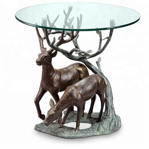 Mesas de Centro de Bronce Fundido y Estatuas Digitales Hechas a Medida a Precios de Descuento; Artesanías Metálicas Duraderas Ideales para Decoración del Hogar - Product Image 1