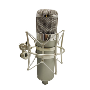 Boîtier de microphone à condensateur à diaphragme large en métal argenté de 6 cm de diamètre pour Telefunken U47 - Product Image 6