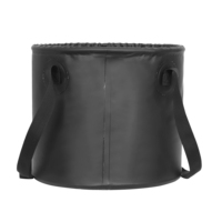 Impression personnalisée Logo 500D PVC bâche de haute qualité pas cher prix pliant pliable étanche en plein air 15L 20L rond lavabo