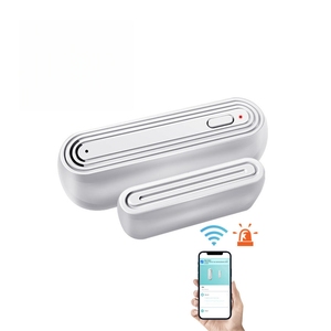 Détecteur d'<span class=keywords><strong>ouverture</strong></span>/fermeture de <span class=keywords><strong>porte</strong></span>/fenêtre intelligent Wi-Fi avec alarme sonore, compatible Alexa, Google Home, Tuya, application Android intelligente pour hôtel - Product Image 1