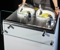 MILES GALAXY PRO V2 Machine à glaces et sorbets anti-buée et anti-condensation pour la fabrication de glaces, gelatos, sorbets, yaourts glacés ou granitas
