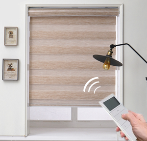 Stores zébrés motorisés Stores zébrés personnalisés Stores zébrés occultants à rayures fines <span class=keywords><strong>pour</strong></span> la maison et le bureau - Product Image 1