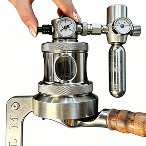 Bomba de Aire Manual Multifuncional <span class=keywords><strong>Italiana</strong></span> de 58 mm, Máquina de Espresso de Acero Inoxidable, <span class=keywords><strong>Cafetera</strong></span> Portátil Manual para Negocios - Product Image 2