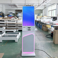 Kiosques de paiement, kiosque à écran tactile, terminal de commande automatique mural de 32 pouces, kiosque de commande automatique pour écran de menu