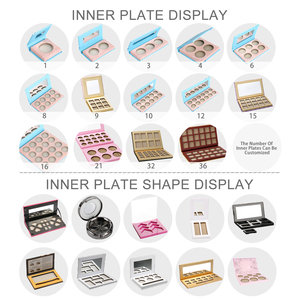 Tùy Chỉnh Biểu Tượng Trang Điểm <span class=keywords><strong>Eyeshadow</strong></span> <span class=keywords><strong>Palette</strong></span> Từ <span class=keywords><strong>Eyeshadow</strong></span> Trang Điểm <span class=keywords><strong>Palette</strong></span> Có Thể Tái Chế Rỗng <span class=keywords><strong>Eyeshadow</strong></span> <span class=keywords><strong>Palette</strong></span> Hộp - Product Image 4