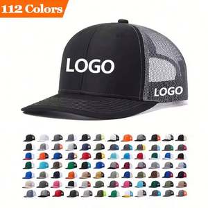 Gorras Trucker Richardson 112 Personalizadas de Alta Calidad, Gorra Snapback de 6 Paneles en Blanco, Lona, Pana, Malla Lisa, para Hombre - Product Image 2