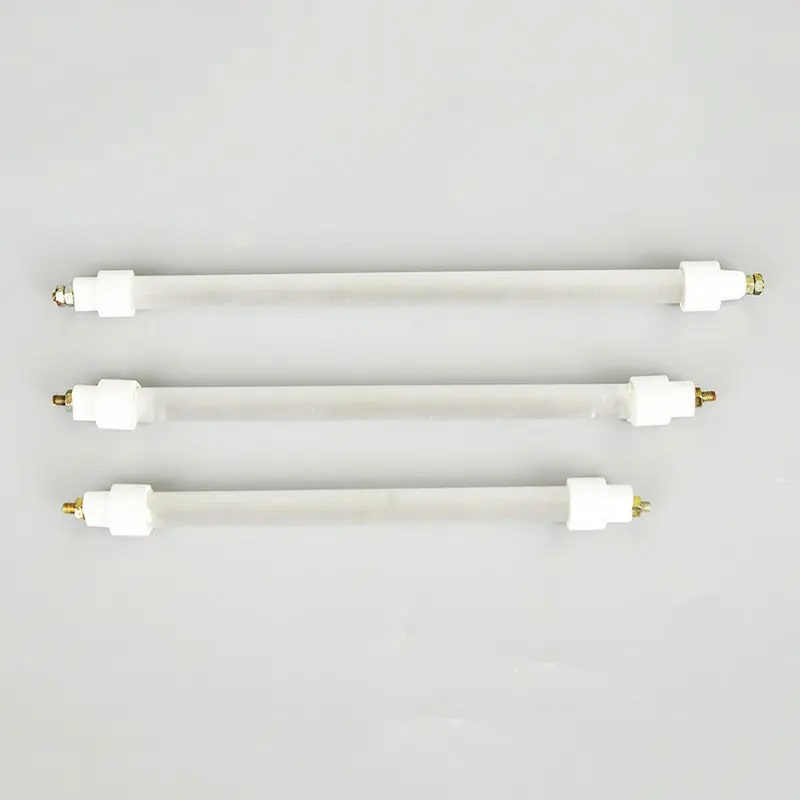 high quality heat resistant fused silica quartz tube heating