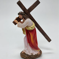 Fabricant d'objets religieux, figurine en résine chrétienne, statue de Jésus, Vierge Marie, ornement religieux pour bureau, table, décoration de foi religieuse
