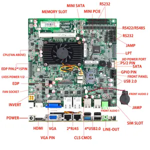 クリアランスセール超低価格Intel Bay Trail J1900 DDR3L Low Power Standard MINI-ITX Embedded Industrial Motherboard