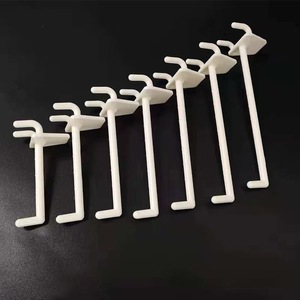 Crochets pour panneaux perforés, crochets pour étagères à papier, crochets à angle droit de 90 degrés à la extrémité, crochets pour trous ronds F32, crochets pour tiges rondes - Product Image 5