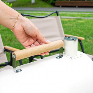 เตาบาร์บีคิวพับได้แบบพกพา สเตนเลสสตีล ไม่ติดกระทะ ปิ้งย่างไร้ควัน สำหรับทำอาหารนอกบ้าน - Product Image 5