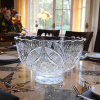 Décoration de maison de luxe, bol à fruits en cristal bohème Lalique, personnalisé, écologique, vaisselle, ornement de table
