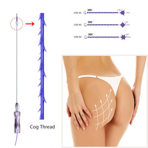 Preço de Fornecedor para Cuidados Faciais, Lifting de Sobrancelhas, Agulha Cônica L Blunt, Fio PDO 3D Cog - Product Image 3