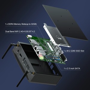 Hystou Mini PC Trong-Tel Core I3-10110U <span class=keywords><strong>Ddr4</strong></span> <span class=keywords><strong>RAM</strong></span> USB3.0 Hangable Công Nghiệp Sử Dụng Mini PC Cho Ngành Công Nghiệp Và Giải Trí Và Văn Phòng - Product Image 2