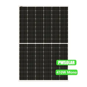 Cost To Get Solar Panels 300W 380W 400w 410W 450W PV Panels Pemanas Air Glass Solar Panel