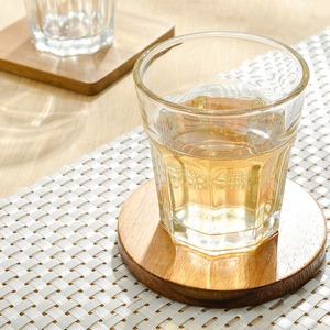 1 pièce Sous-<span class=keywords><strong>verre</strong></span> en bois d'acacia vierge pour l'artisanat, base de plateau, pour tasses, plantes, assiettes artistiques et fournitures de mosaïque DIY - Product Image 1